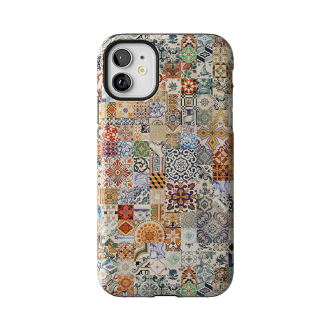 Real Portuguese Tiles Tough Phone Case for iPhone 11 - The Urban Flair