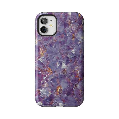 Raw Amethyst Crystal Tough Phone Case for iPhone 11 - The Urban Flair