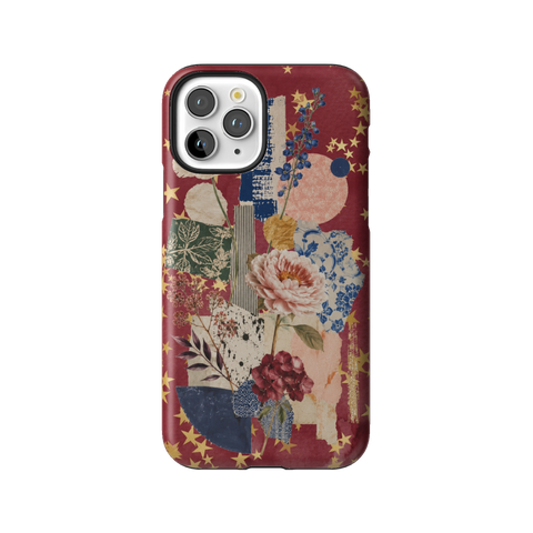 Rustic Botanical Collage Tough Phone Case for iPhone 11 Pro - The Urban Flair