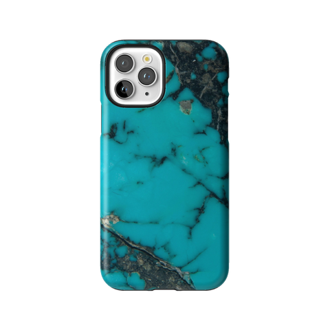 Turquoise Stone Print Tough Phone Case for iPhone 11 Pro - The Urban Flair
