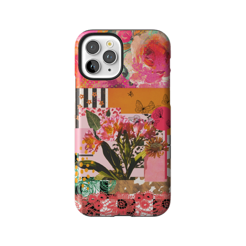 Maximalist Bloom Collage Tough Phone Case for iPhone 11 Pro - The Urban Flair