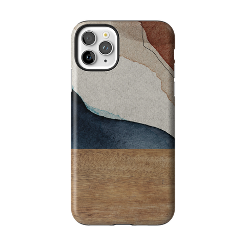 Rustic Watercolor & Wood Print Tough Phone Case for iPhone 11 Pro Max - The Urban Flair