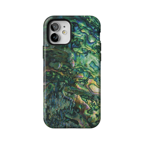Green Abalone Shell Tough Phone Case for iPhone 12 - The Urban Flair