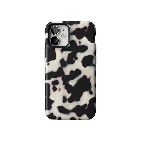 Off White Tortoise Shell Print Tough Phone Case for iPhone 12 Mini - The Urban Flair
