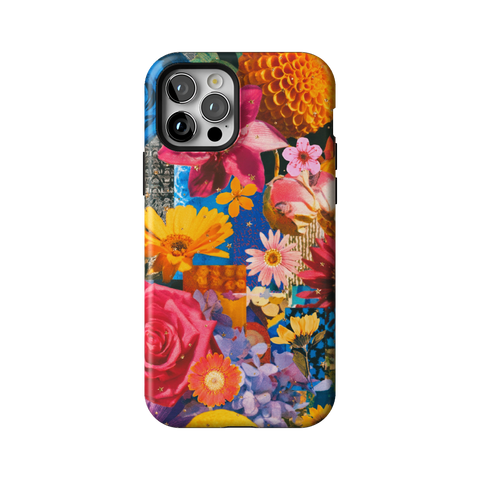 Summer Flower Collage Tough Phone Case for iPhone 12 Pro - The Urban Flair