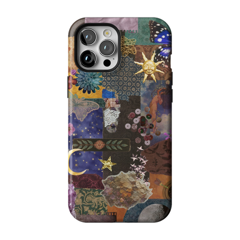 Whimsy Mixed Media Collage Tough Phone Case for iPhone 12 Pro Max - The Urban Flair
