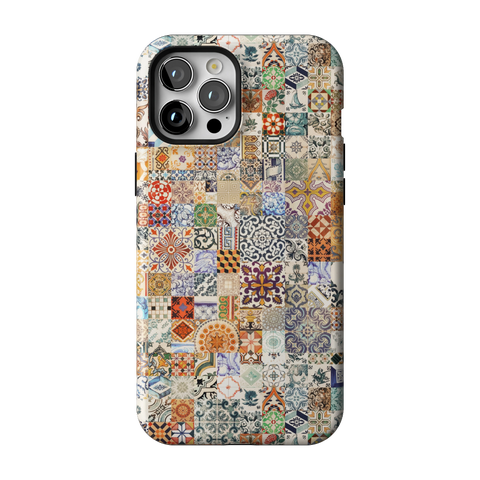 Real Portuguese Tiles Tough Phone Case for iPhone 12 Pro Max - The Urban Flair