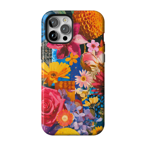 Summer Flower Collage Tough Phone Case for iPhone 12 Pro Max - The Urban Flair