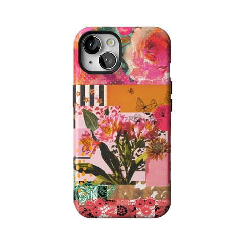 Maximalist Bloom Collage Tough Phone Case for iPhone 13 - The Urban Flair