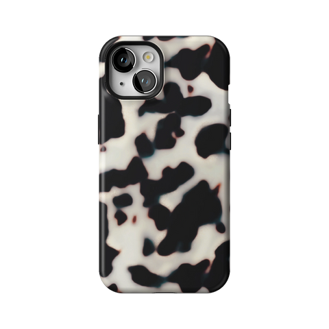Off White Tortoise Shell Print Tough Phone Case for iPhone 13 - The Urban Flair