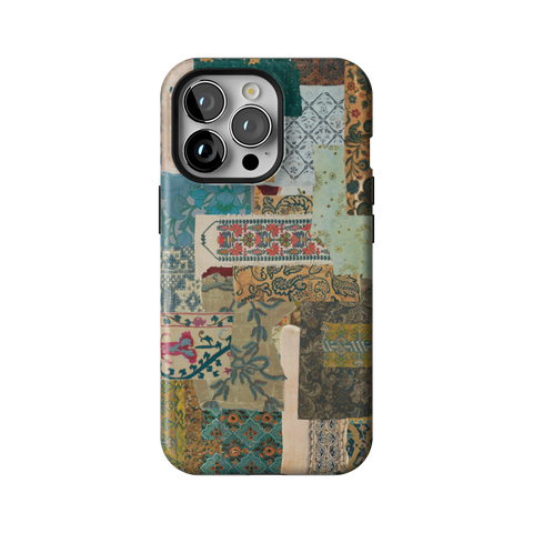 Boho Mixed Media Tough Phone Case for iPhone 13 Pro - The Urban Flair