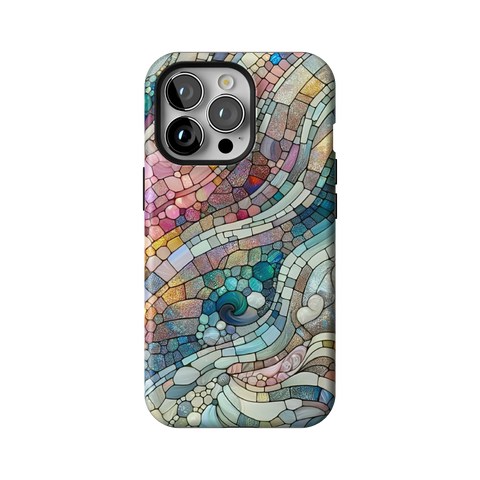 Pastel Stained Glass Tough Phone Case for Galaxy S22 - The Urban Flair