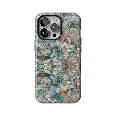 Mermaid Stained Glass Tough Phone Case for iPhone 13 Pro - The Urban Flair