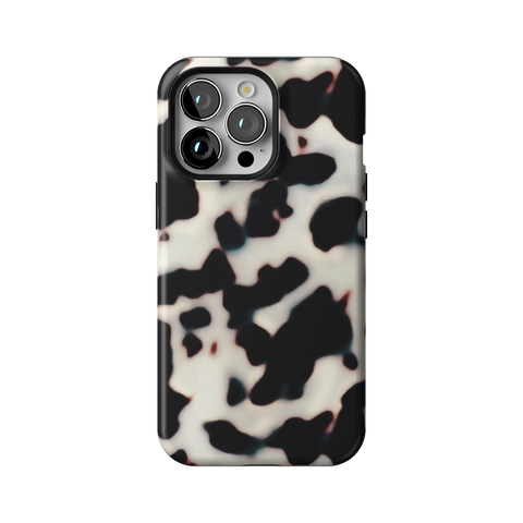 Off White Tortoise Shell Print Tough Phone Case for iPhone 13 Pro - The Urban Flair