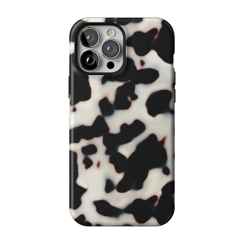 Off White Tortoise Shell Print Tough Phone Case for iPhone 13 Pro Max - The Urban Flair