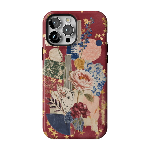 Rustic Botanical Collage Tough Phone Case for iPhone 13 Pro Max - The Urban Flair