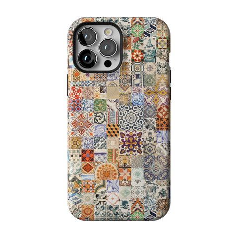 Real Portuguese Tiles Tough Phone Case for iPhone 13 Pro Max - The Urban Flair