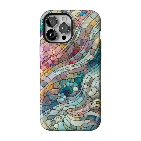 Pastel Stained Glass Tough Phone Case for Galaxy S22 Ultra - The Urban Flair