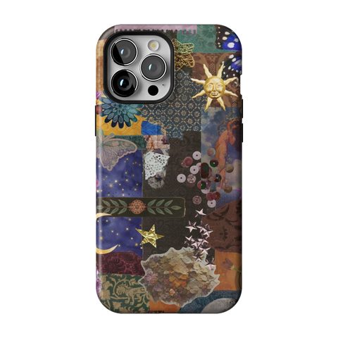 Whimsy Mixed Media Collage Tough Phone Case for iPhone 13 Pro Max - The Urban Flair
