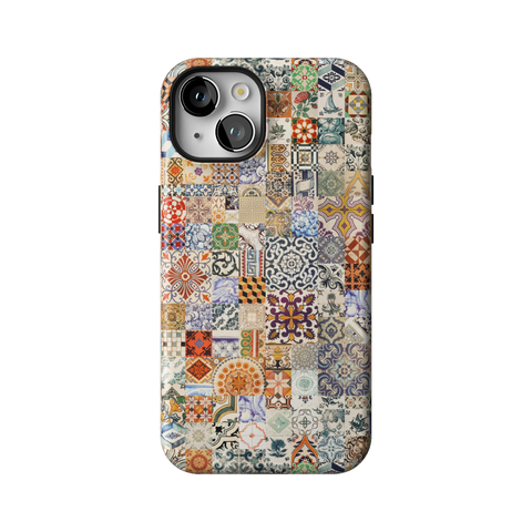 Real Portuguese Tiles Tough Phone Case for iPhone 14 - The Urban Flair