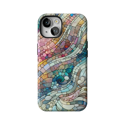 Pastel Stained Glass Tough Phone Case for Galaxy S23 Plus - The Urban Flair
