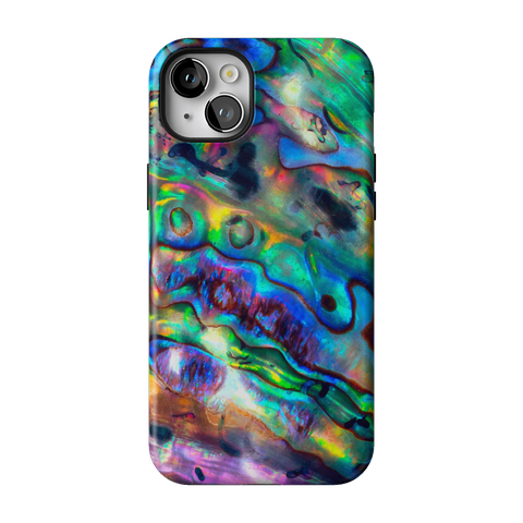 Abalone Shell Tough Phone Case for iPhone 14 Plus - The Urban Flair