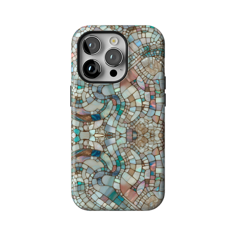 Mermaid Stained Glass Tough Phone Case for iPhone 14 Pro - The Urban Flair