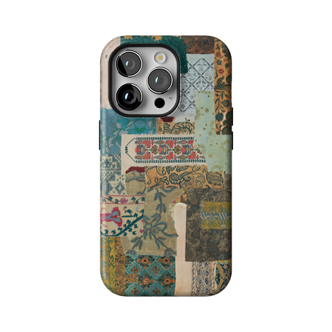 Boho Mixed Media Tough Phone Case for iPhone 14 Pro - The Urban Flair