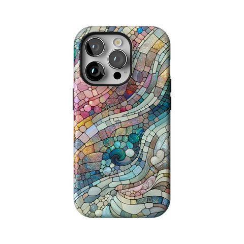Pastel Stained Glass Tough Phone Case for Galaxy S24 Ultra - The Urban Flair