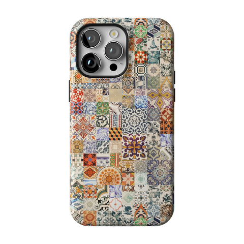 Real Portuguese Tiles Tough Phone Case for iPhone 14 Pro Max - The Urban Flair