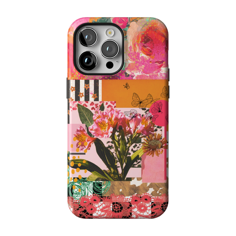 Maximalist Bloom Collage Tough Phone Case for iPhone 14 Pro Max - The Urban Flair