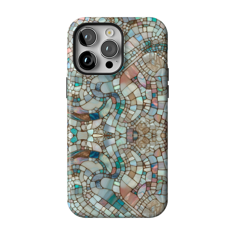 Mermaid Stained Glass Tough Phone Case for iPhone 14 Pro Max - The Urban Flair