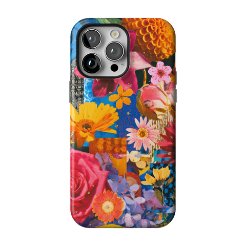Summer Flower Collage Tough Phone Case for iPhone 14 Pro Max - The Urban Flair