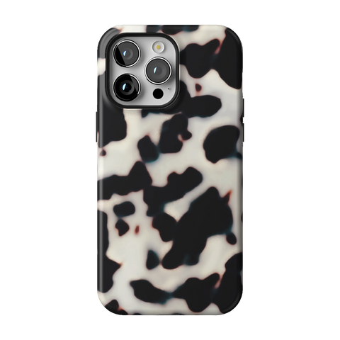 Off White Tortoise Shell Print Tough Phone Case for iPhone 14 Pro Max - The Urban Flair