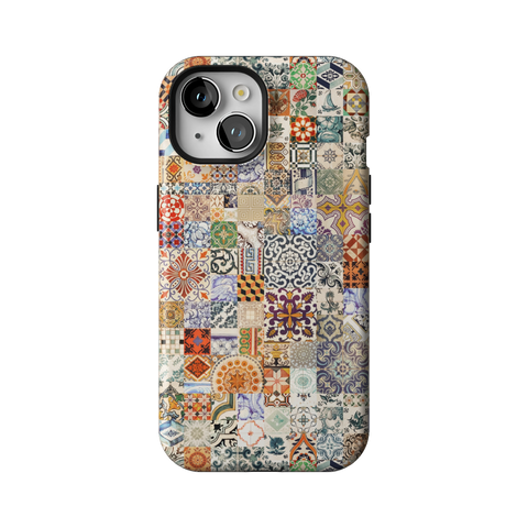 Real Portuguese Tiles Tough Phone Case for iPhone 15 - The Urban Flair