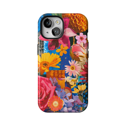 Summer Flower Collage Tough Phone Case for iPhone 15 - The Urban Flair
