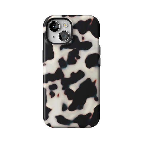 Off White Tortoise Shell Print Tough Phone Case for iPhone 15 - The Urban Flair