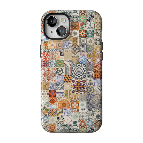 Real Portuguese Tiles Tough Phone Case for iPhone 15 Plus - The Urban Flair