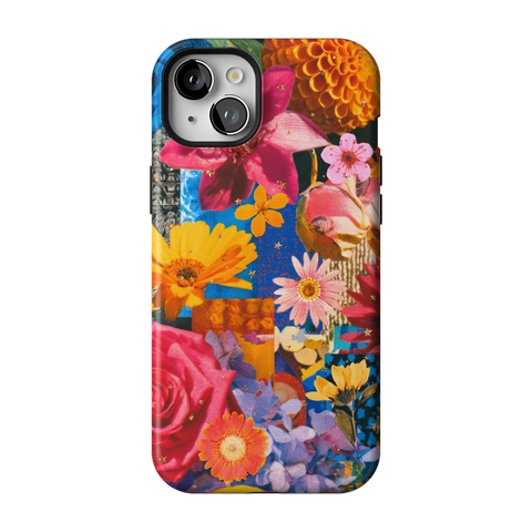 Summer Flower Collage Tough Phone Case for iPhone 15 Plus - The Urban Flair