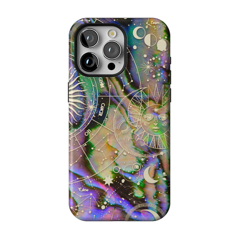 Abalone Zodiac Tough Phone Case for iPhone 15 Pro Max - The Urban Flair