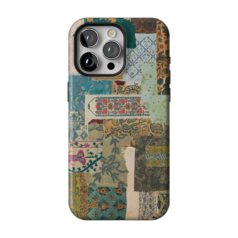 Boho Mixed Media Tough Phone Case for iPhone 15 Pro Max - The Urban Flair