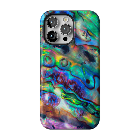 Abalone Shell Tough Phone Case for iPhone 15 Pro Max - The Urban Flair