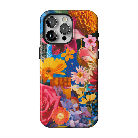Summer Flower Collage Tough Phone Case for iPhone 15 Pro Max - The Urban Flair