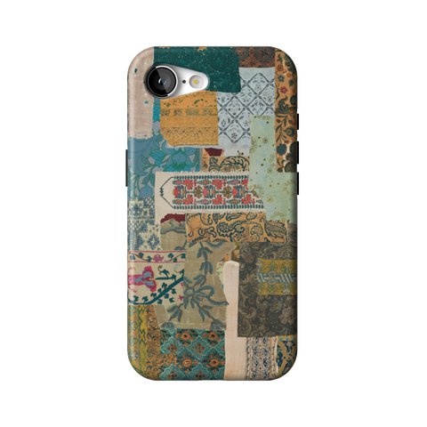 Boho Mixed Media Tough Phone Case for iPhone 16e - The Urban Flair