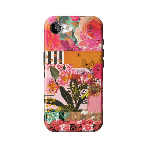 Maximalist Bloom Collage Tough Phone Case for iPhone 16e - The Urban Flair