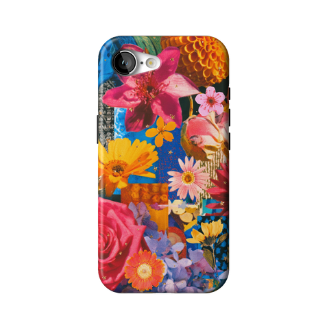 Summer Flower Collage Tough Phone Case for iPhone 16e - The Urban Flair