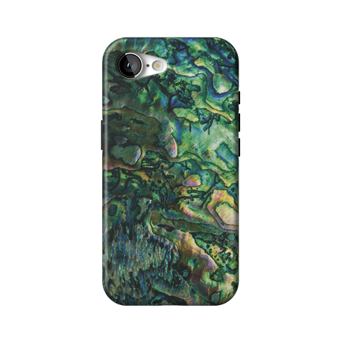 Green Abalone Shell Tough Phone Case for iPhone 16e - The Urban Flair