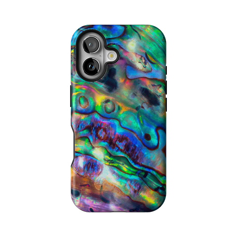 Abalone Shell Tough Phone Case for iPhone 16 - The Urban Flair