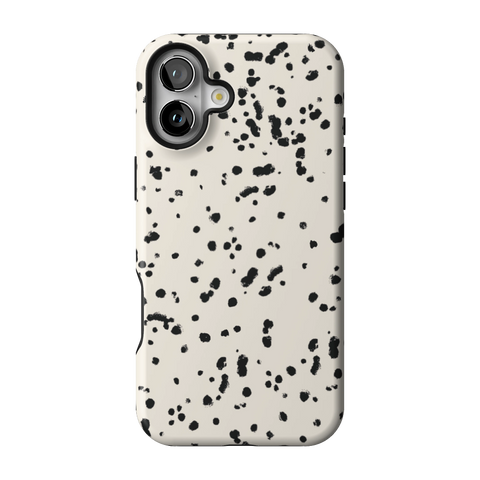 Dalmatian Spots Tough Phone Case for iPhone 16 Plus - The Urban Flair