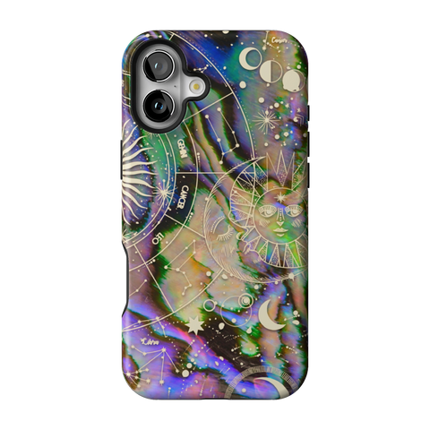 Abalone Zodiac Tough Phone Case for iPhone 16 Plus - The Urban Flair